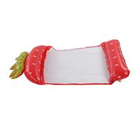 Haofy Hamaca de Agua Inflable con Tela de Malla para Piscina y Playa, Tumbona Flotante para 2 Personas, Inflado Rápido y Duradero