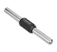 Haofy Herramienta de Medición de Acero Inoxidable con Barra de Calibración de Calibrador Estándar de Micrómetro Exterior, 100 Mm para Mediciones Precisas (75mm)