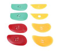 Haofy Herramientas de Alfarería con Costillas de Silicona Suave, Confiables y Duraderas para Suavizar la Escultura, con Múltiples Estilos para Cerámica y Arcilla, 8 Uds.