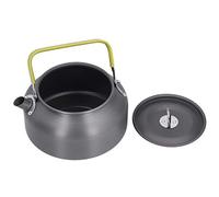 Haofy Hervidor con Silbido para Exteriores, Hervidor de té para Acampar de Aleación de Aluminio de 1,2 L con Aislante del Calor, Diseño de Pico Europeo para Camping y Picnic
