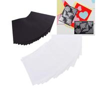 Haofy Hojas Magnéticas para Manualidades, 20 Imanes de Goma Suave de 7x5 Pulgadas con 20 Bolsas de Almacenamiento de PVC, Organizador Troquelado para Sellos y Fotos