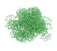 Haofy Home -Fell -Fell Paper Clips Hermosos Clips de Papel de Alambre de Hielo, Ideal para Organización y Marcado, Adecuado para el Hogar, la Oficina, las Escuelas, el Paquete 100 (GREEN)