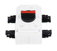 Haofy Interruptor de Aislamiento Fotovoltaico 4P, Interruptor de Carga Solar de CC de Gran Intensidad para RV, de Energía para Barcos