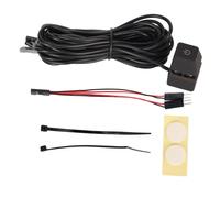 Haofy Interruptor de Alimentación de PC, Fácil Operación Cable Largo ABS Duradero Interruptor Azul Mecánico Interruptor de Alimentación de Computadora Retroiluminado Compatible para