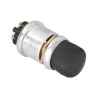 Haofy Interruptor de Botón de 12 V 20 A de Aluminio Fundido A Presión con Capacidad de 20 A para Arranque Confiable del Motor y Activación de Bocina para Automóviles, Barcos, Motocicletas, Camiones,