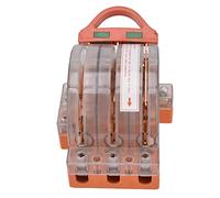 Haofy Interruptor de Cuchilla de 3 CA 380 V Núcleo de Cobre Visible con Indicador de Estado LED - Desconexión de Seguridad de Doble Tiro para Sistemas de Energía Industriales, Mantenimiento Eléctrico