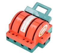 Haofy Interruptor de Desconexión Eléctrica Trifásico de 4, 32 A, Doble Tiro con Acceso A Terminal para Uso Doméstico e Industrial, Interruptor de Cuchilla Retardante de Llama para Sistemas de