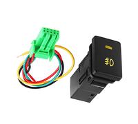 Haofy Interruptor de Luz Antiniebla Automotriz de 12 V con Indicador Amarillo para una Visibilidad Clara, Diseño de Palanca de 4 Cables para una Fácil Instalación, Adecuado para Ralink, Reiz, para