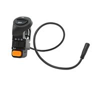 Haofy Interruptor de Luz de Bicicleta Eléctrica ABS 3 en 1 Interruptor de Control de Manillar para Faros Delanteros, Bocina de Señal de de 7 8 Pulgadas, Apto para Bicicletas Eléctricas, Scooters,