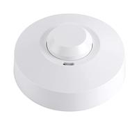Haofy Interruptor de Sensor de Movimiento de Microondas Detector de de 360 grados 220 V 240 V CA a Través de la Pared Bombilla Automática para Armario Garaje Sótano Lavadero (220V-240V SK-700)