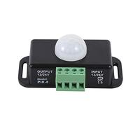 Haofy Interruptor de Sensor de Movimiento LED, Interruptor Detector de Sensor de Movimiento PIR Infrarrojo de Seguridad Corporal DC 12V / 24V para Tira de Luz LED