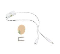 Haofy Interruptor de Sensor de Movimiento PIR TDL 2024B, Material ABS, Rango de Detección de 5-8 M con ángulo de 120 Grados para Soluciones de Iluminación LED