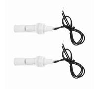 Haofy Interruptor de Sensor de Nivel de Agua, Interruptor de Flotador Multipunto Duradero para Control de Nivel de Líquido en Sistemas de Energía Solar, 2 Piezas, Plástico PP de 16 Mm