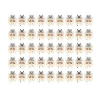 Haofy Interruptores de Llave Mecánicos Interruptores de Teclado Profesionales Lineales a Prueba de Agua 45 Piezas para Teclado Mecánico para Juegos (G Silver Pro, Resorte Doble)