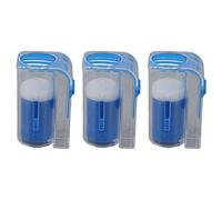 Haofy Jaula para Marcar Abejas Reina de Plástico con una Sola Mano con émbolo, 3 Piezas, Marcador de Abeja Reina, Malla Suave, Liviana para un Manejo sin Esfuerzo de la, Herramienta de Apiario (Blue)