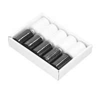 Haofy Juego de 10 Carretes de Hilo de Coser de Poliéster con 5 Colores Blancos y 5 Negros 402 para Acolchar a Máquina y a Mano, Costura en el Hogar, Proyectos de Manualidades, Reparación de Ropa