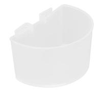 Haofy Juego de 20 Cuencos de Comida para Pájaros con Gran Capacidad para Fácil Acceso, Comedero de Plástico para Loros, Palomas, Pájaros Pequeños, Uso en Jaulas, Necesidades de Reemplazo, (L)