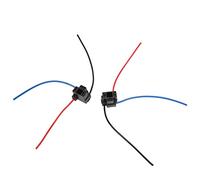Haofy Juego de Arnés de Cableado Duradero para Faros Delanteros H4, para Equipos Industriales, Automóviles, Vehículos, 2 uds.