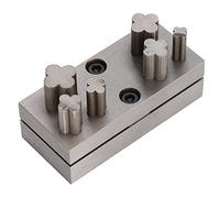 Haofy Juego de Discos de Perforación de Placa de Acero con Cortes Finos y Alta Dureza para Perforación en Forma de Trébol de la Suerte Procesamiento de Joyería Hecho a Mano Acero como Se Muestra en