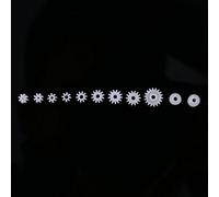 Haofy Juego de Engranajes de Husillo de Plástico de, Larga Vida útil para Producción de Tecnología de Modelos, 11 Piezas para Coches, Robots, Juguetes