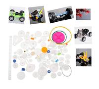 Haofy Juego de Engranajes de Plástico, 85 Uds., Caja de Cambios Duradera, Engranaje de Robot DIY para Accesorios de Juguete Modelo