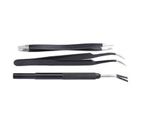 Haofy Juego de Herramientas Removedoras de Acero Inoxidable para Perros y Gatos Aseo Profesional Eliminación Efectiva de Garrapatas con Pinza Curvada Ultrafina Tenedor de Sacrificio Herramientas de