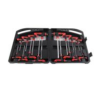 Haofy Juego de Llaves Hexagonales con en T de 16 Piezas, Herramienta Confiable para Mantenimiento Rápido, Maquinaria de Línea de Producción de Fábrica, Llave de Bola en T, Ergonómico