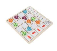 Haofy Juego de Mesa de Madera de Diseño Magnético con Bordes Redondeados, Juguete de Clasificación de Colores de Peces de Tilo Seguro