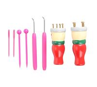 Haofy Juego de Muñecas para Tejer con Carrete, Kit de Tejer con Carrete de Madera con Ganchos y Agujas, Manualidades Creativas para Niños y Principiantes