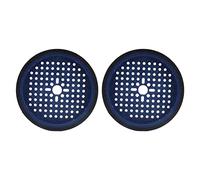 Haofy Juego de Neumáticos para Ruedas de Robot, Banda de Rodadura de Goma de Primera Calidad para Coches de Juguete y Robots, Diámetro Central de 14mm y 72mm de Diámetro, 2 uds. (5601-0014-0120)