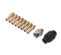 Haofy Juego de Portabrocas sin Llave de Alta Estabilidad para Herramientas Rotativas, Rango de Sujeción de 1/32-1/8 Pulgadas para Usuarios de