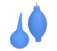 Haofy Juego de Soplador de Aire con Bombilla de Goma Bola de Soplado de Polvo Portátil Entrada de 1 Vía para Kit de Limpieza de Lentes de Cámara Goma SK-1173 SK-1172 2 Piezas Soplador de Aire con