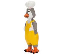 Haofy Juguete de de Pollo Chillido, Material de Látex, Sonido de Gritos Incorporado, Resistente a la Mordida, Pintada a Mano, Fácil de Limpiar, Cuidados Regulares de los Juguetes para Mascotas