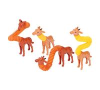 Haofy Juguete de Jirafa Pop Tubes, Tubos Sensoriales Flexibles con Luces para Niños de 3 a 5 Años, Seguro y Divertido para Descompresión y Aprendizaje