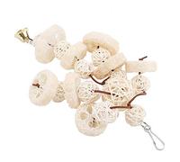 Haofy Juguete para Loros de Lufa, Columpio para Pájaros Masticadores con Campanas, para Pájaros Pequeños y Medianos como Periquitos y Cacatúas