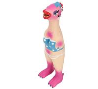 Haofy Juguetes Chirriantes para Perros con Pollo, Material de Látex, Juguete Interactivo para Perros, para Jugar y Salud (Bien Pollo)