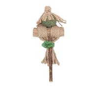 Haofy Juguetes para Masticar para la Dentición de Gatitos, Juguete de Palo de Hierba Gatera con Vid Plateada para Masticadores Agresivos, Interactivo para Reducir el Estrés y Limpiar los Dientes