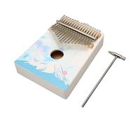 Haofy Kalimba Piano de Dedo de 17 Teclas con Notas de Letras en Relieve, Piano de Pulgar para Aliviar el Estrés para Niños, Adecuado para Fiestas y Campamentos