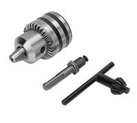 Haofy Kit de Adaptador de Portabrocas Tipo Llave de 3,0-16MM 1/2-20UNF para Taladros Eléctricos con Carcasa Antioxidante para Entusiastas del Bricolaje y Carpinteros