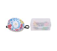 Haofy Kit de Cojín de Alfiler de Aguja Encantador Estilo Floral, con Lindo Soporte de Alfileres de Cabeza Plana para Costura de Bricolaje, Acolchado, Sastrería, Proyectos Hechos a