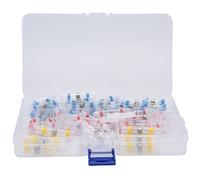 Haofy Kit de Conectores Eléctricos con Sello de Soldadura de 120 Piezas, Conectores a Tope Termorretráctiles Impermeables para Aplicaciones Automotrices