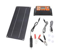Haofy Kit de Controlador de Panel Solar de 60 W con Cargador de Silicio Monocristalino para de Coche RV, Alta Eficiencia
