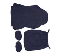 Haofy Kit de Fundas para Sillas, Forro Elástico de 3 Piezas con Cremallera para Juegos de Computadora, Asiento de Oficina, a Prueba de Polvo, Resistente a los Arañazos para Oficina en Casa, (Azul