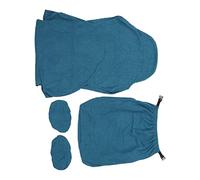 Haofy Kit de Fundas para Sillas, Forro Elástico de 3 Piezas con Cremallera para Juegos de Computadora, Asiento de Oficina, a Prueba de Polvo, Resistente a los Arañazos para Oficina en Casa, (azul
