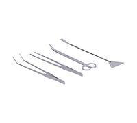 Haofy Kit de Herramientas 4 en 1 para Acuario Aquascape, Equipo de Aquascaping de Aleación de Aluminio de para el Cuidado y Limpieza de Plantas