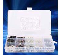 Haofy Kit de Interruptor Táctil, 750 Piezas, Microinterruptores de Botón Pulsador de 15 Valores, Diseño de Mecanismo de Alta Precisión para Mantenimiento del Interruptor de Botón de Control Remoto