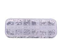 Haofy Kit de Juntas tóricas de Goma, 1,4-2,8 mm 12 tamaños Anillos de Goma Juntas de Relojes Juego de Caja de Juntas tóricas de Corona pequeña para Sellado Impermeable