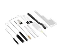 Haofy Kit de Limpieza de Aerógrafo con Cepillos de Acero Inoxidable, 2 Botellas de Lubricación, Agujas de Repuesto para Artistas y Modelos, Juego Completo de Herramientas de Limpieza en Aerosol Que