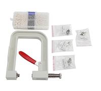 Haofy Kit de Máquina Prensadora Manual de Ajuste de Perlas, Fácil de Usar, Herramientas de Fijación de Perlas Resistentes para Proyectos de Bricolaje, Adecuado para Ropa, Accesorios y Manualidades