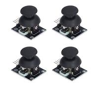 Haofy Kit de Módulo de Controlador de Juego Juego de Sensores de Joystick de 4 Piezas, Material PCB ABS, Ejes Duales X Y, para Proyectos de Control Remoto, Entrada DC 3.3-5V